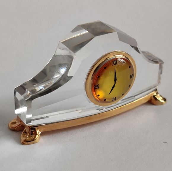 Retired Swarovski Swan 🦢 Mantle Clock Mint - Picture 10 of 10